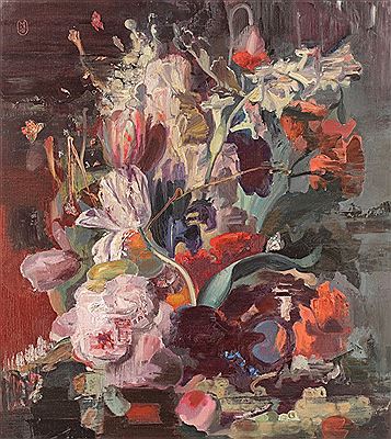 Flowers (based upon Jan van Huysum)
