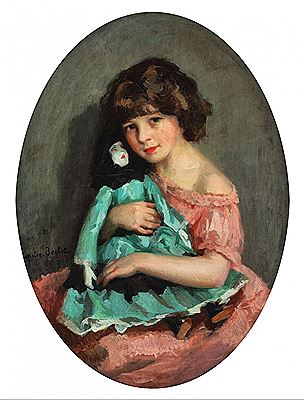 The little girl with a doll by Cyprien-Eugène Boulet - Auction record, sale price, and art valuation. Compare with similar artists and explore comparable artworks.