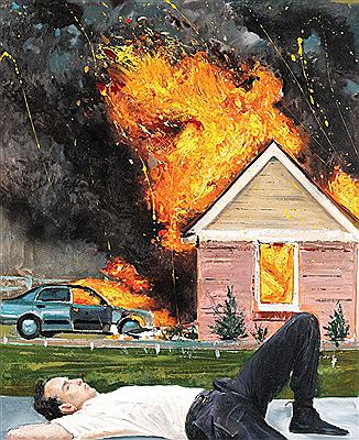 Sample artwork by Stefan Botis (Born 1990), known for painting - View similar artists and auction records
