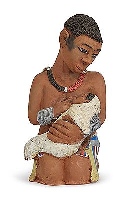 Mother and child by Noria Mabasa - Auction record, sale price, and art valuation. Compare with similar artists and explore comparable artworks.