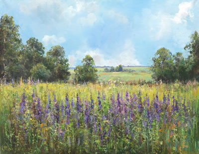 "Flower Field", 2017 by Elena Pokusheva - Auction record, sale price, and art valuation. Compare with similar artists and explore comparable artworks.