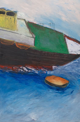 "Green Deck, Chairs", 1984
