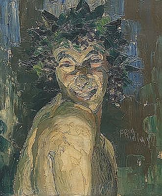 Art Deco depiction of Pan