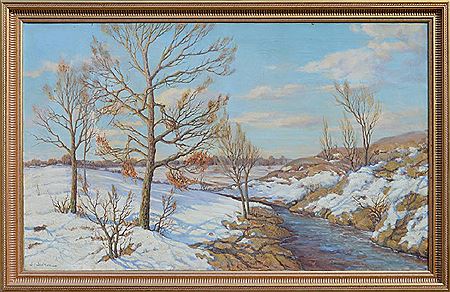 Russian winter landacape
