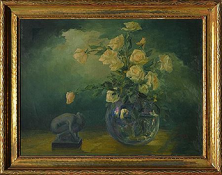 Floral still life by Arnold Hoffmann - Auction record, sale price, and art valuation. Compare with similar artists and explore comparable artworks.