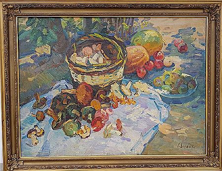 Still-life with mushrooms