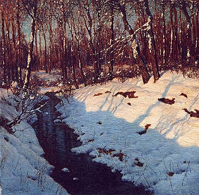 Sunset in the forest 1918