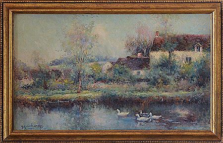 Near the village pond