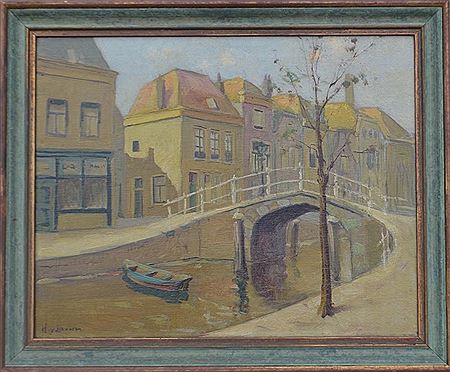 Molensteegbrug bridge in Leiden