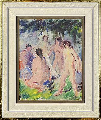 Women in a landscape