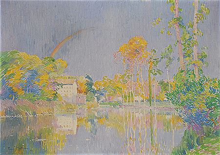 Bord d'étang ensoleillé by Paul Mathieu - Auction record, sale price, and art valuation. Compare with similar artists and explore comparable artworks.