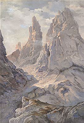 Die Vajolett-Türme in den Dolomiten