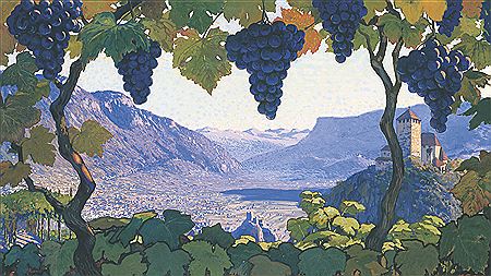 Blick auf Schloss Tirol, Brunnenburg und Meran by Max Von Esterle - Auction record, sale price, and art valuation. Compare with similar artists and explore comparable artworks.