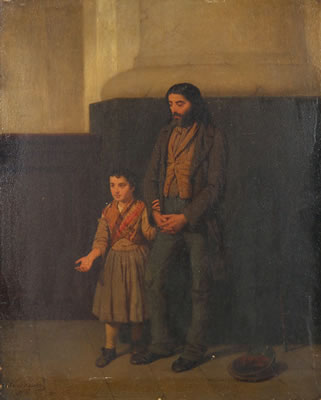 A father and his daughter, 1858