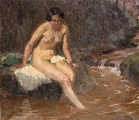 Badende am Flusslauf by Alfred Schmidt - Auction record, sale price, and art valuation. Compare with similar artists and explore comparable artworks.