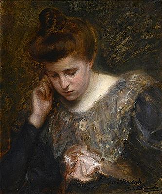 "Study of a Woman Reading"