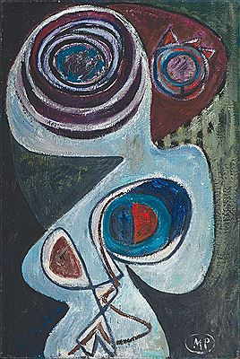 Untitled Abstract by Melville Price - Auction record, sale price, and art valuation. Compare with similar artists and explore comparable artworks.
