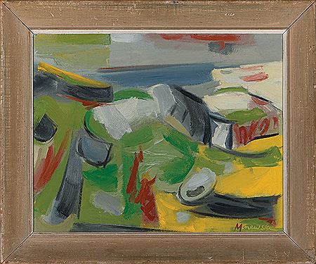 "Grey Day, Monhegan" by Alexander Minewski - Auction record, sale price, and art valuation. Compare with similar artists and explore comparable artworks.
