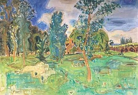 Paysage printanier.