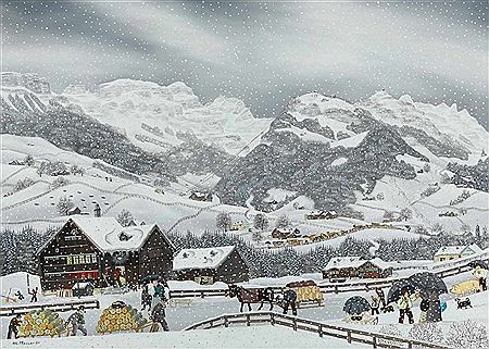 Winteralltag im Appenzellerland