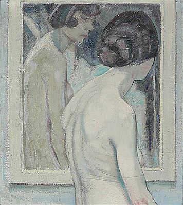 Halbakt vor Spiegel by Albert Sebastian Oesch - Auction record, sale price, and art valuation. Compare with similar artists and explore comparable artworks.