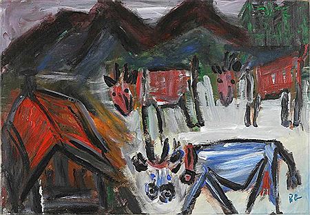 Sample artwork by Rene Gertsch (1939 - 2007), known for paintings - View similar artists and auction records