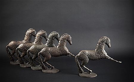 Horses welcoming (set of 5)