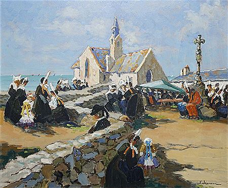 Sample artwork by Fernand Jeanneau (1884 - 1966), known for painting - View similar artists and auction records