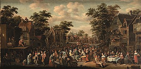 La Kermesse villageoise by Egbert Van Heemskerck the Elder - Auction record, sale price, and art valuation. Compare with similar artists and explore comparable artworks.