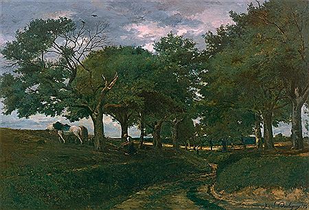 Sample artwork by Karl Daubigny (1846 - 1886), known for landscape painting - View similar artists and auction records