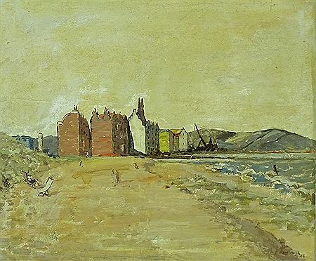 Littlestone beach by Bert Pugh - Auction record, sale price, and art valuation. Compare with similar artists and explore comparable artworks.