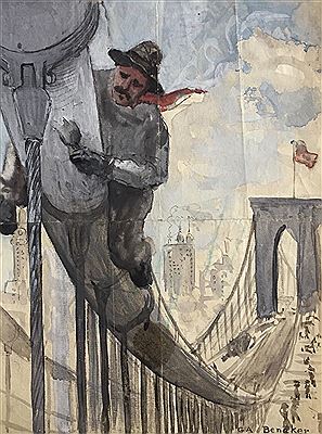 “Painting Brooklyn Bridge”