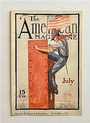 Supremacy, The American Magazine cover study, July 1910