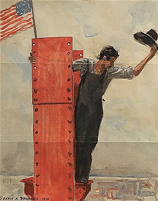 Supremacy, The American Magazine related cover study, July 1910