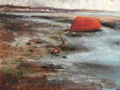 Red Dory by Eugene Sparks - Auction record, sale price, and art valuation. Compare with similar artists and explore comparable artworks.