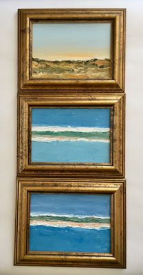 Lot of 3 landscapes