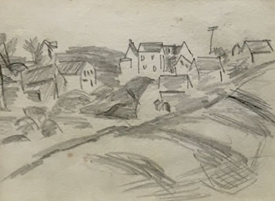 "Village Street, 1920"