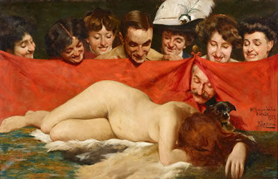 The peep show by Pompeo Massani - Auction record, sale price, and art valuation. Compare with similar artists and explore comparable artworks.