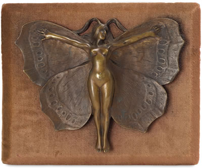 Butterfly Girl radiator grille mascot