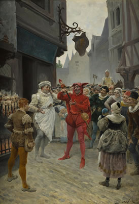 A scene from François Rabelais' La vie de Gargantua et de Pantagruel