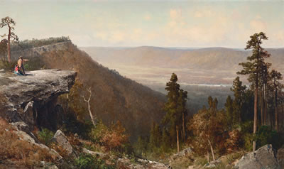 Hudson River Valley from the Catskill Mountain House