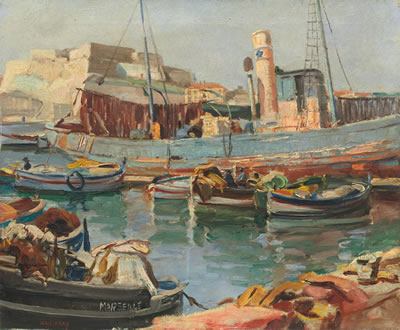 Marseille by Philip Naviasky - Auction record, sale price, and art valuation. Compare with similar artists and explore comparable artworks.