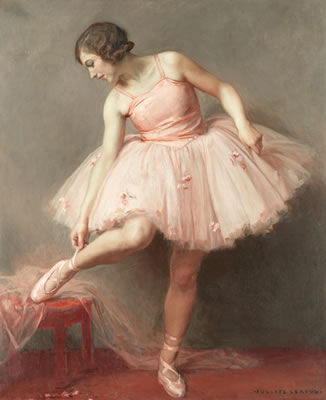 Sample artwork by Auguste (Jules Marie) Leroux (1871 - 1954), known for figure, interior and portrait painting, illustration, mosaics - View similar artists and auction records