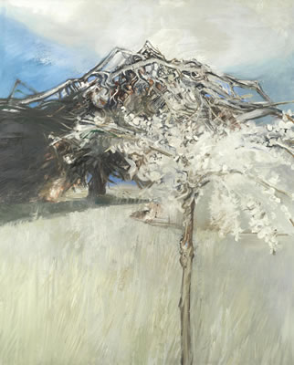 Tree in Blossom, 1956 by Edward Middleditch - Auction record, sale price, and art valuation. Compare with similar artists and explore comparable artworks.