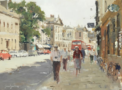 Oxford Street by John Yardley - Auction record, sale price, and art valuation. Compare with similar artists and explore comparable artworks.