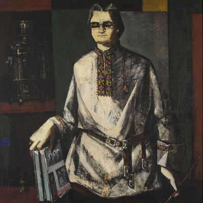 Self-Portrait in Kosovorotka