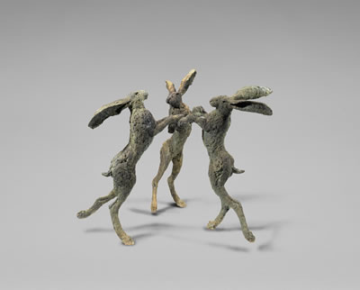 Dancing Hares by Sophie Ryder - Auction record, sale price, and art valuation. Compare with similar artists and explore comparable artworks.