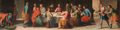 The Last Supper; The Calling of Saints Peter and Andrew; Saint Peter Baptising the Centurion; Saints Peter and John healing the Lame Man; Saint Peter healing with his shadow the first (5)