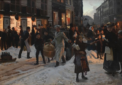Sample artwork by Erik Henningsen (1855 - 1930), known for painting - View similar artists and auction records