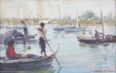 Boats on the Nile